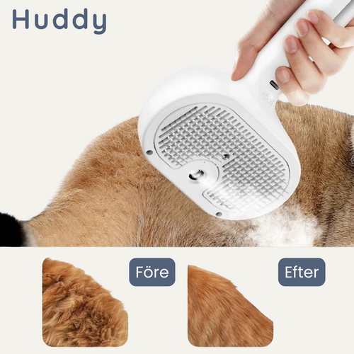 Huddybrush™ – 3-i-1 Ångborste för hårborttagning